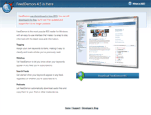 Tablet Screenshot of feeddemon.com